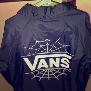 vans spiderman windbreaker